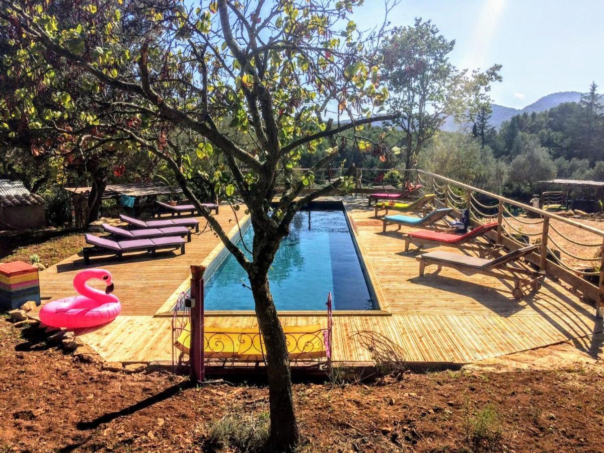 לה באסט Arche De Noe Atypique, Boheme , Nature, Piscine Chauffee De Paques A Toussaint , Spa , Sauna , Loisirs מראה חיצוני תמונה
